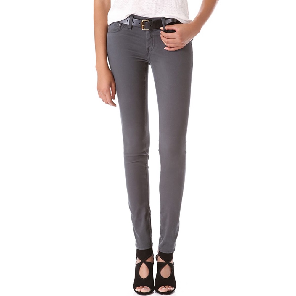 Adriano Goldschmied Charcoal Grey ‘The Legging’ Jegging Skinny Jeans - Picture 13 of 15